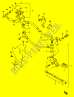 ACHTER HOOFDREMCILINDER VERING/REM/WIEL 1400 suzuki-motorfietsen INTRUDER 1998 DP053738